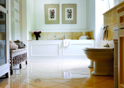 Badezimmer in der Suite Marie-Christien